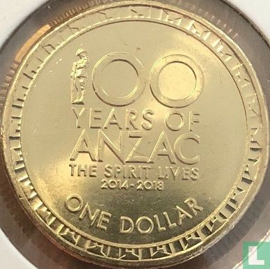 Australien 1 Dollar 2017 "100 years ANZAC" - Bild 2