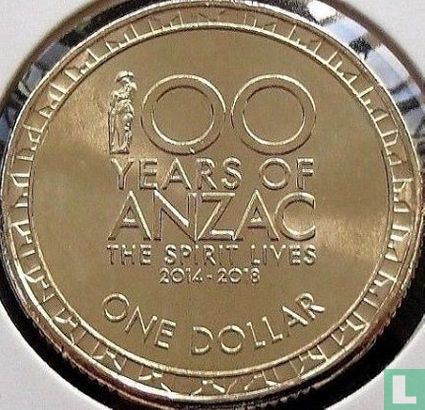 Australia 1 dollar 2016 "100 years ANZAC" - Image 2
