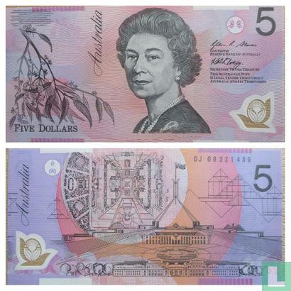 Australie 5 Dollars 2008