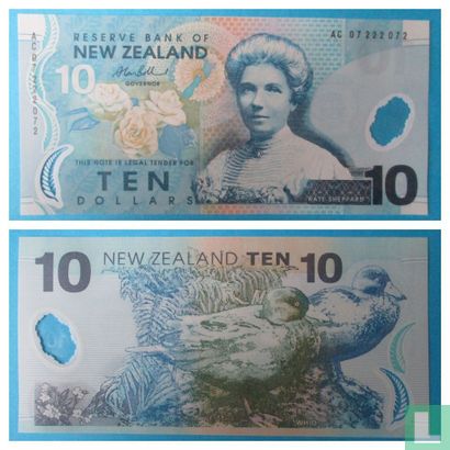 New Zealand 10 Dollars