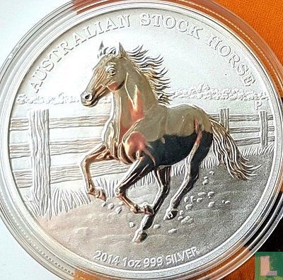 Australië 1 dollar 2014 "Australian Stock Horse" - Afbeelding 1