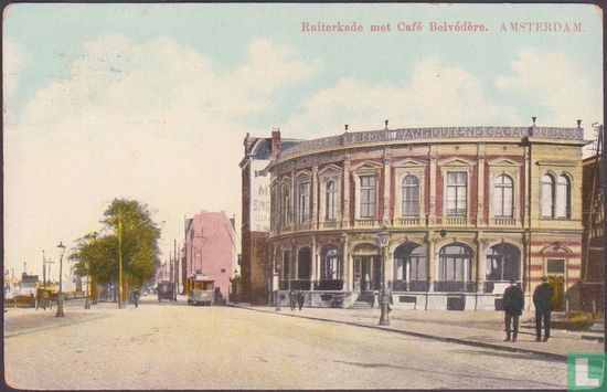  Ruiterkade met Café Belvédère.