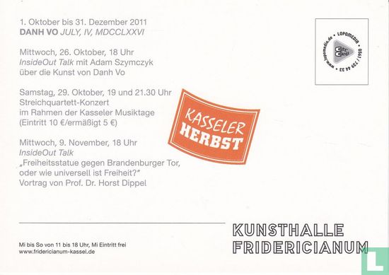 Kunsthalle Fridericianum - Kasseler Herbst - Afbeelding 2