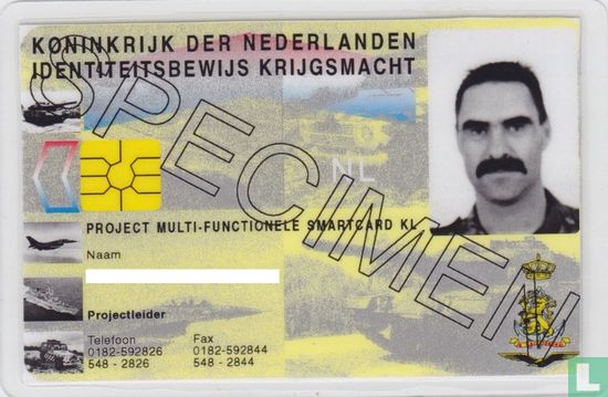 Koninkrijk der Nederlanden Identiteitsbewijs Krijgsmacht - Afbeelding 1