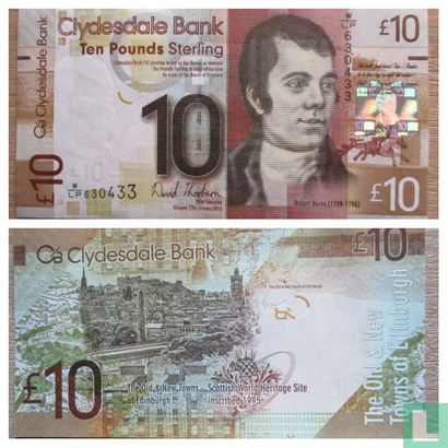Schottland 10 Pfund 2014