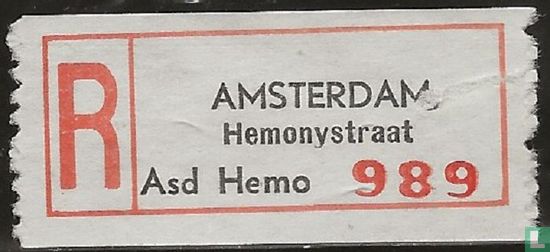 AMSTERDAM Hemonystraat Asd Hemo