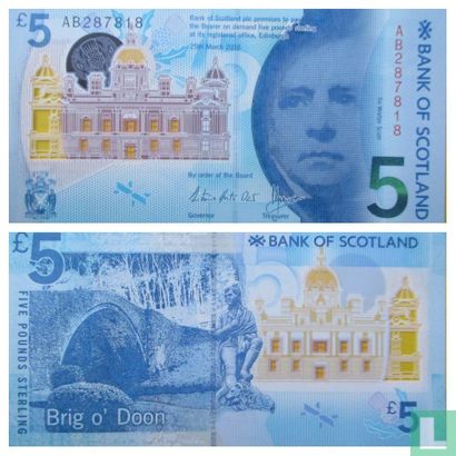 Scotland 5 Pounds 2016