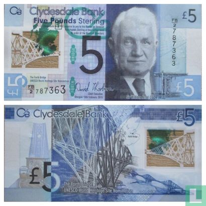 Scotland 5 Pounds 2015