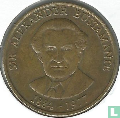 Jamaika 1 Dollar 1993 (vermessinger Stahl) - Bild 2