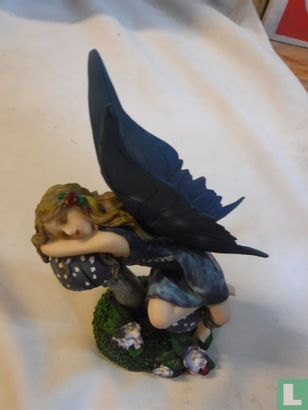 Elf sleeping on mushroom - Image 1