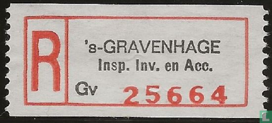 's-GRAVENHAGE Insp. Inv. en Acc. Gv