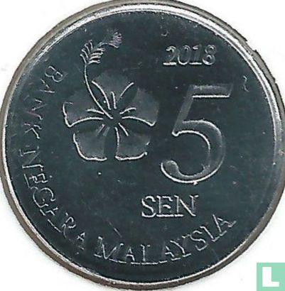 Maleisië 5 sen 2018 - Afbeelding 1