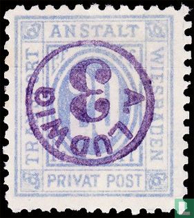 Number and post horns (with overprint Ludwig)