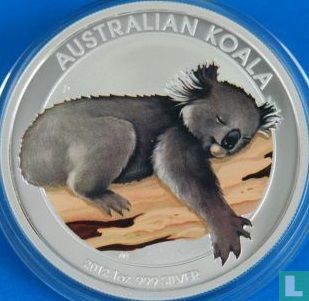 Australië 1 dollar 2012 (gekleurd) "Koala" - Afbeelding 1
