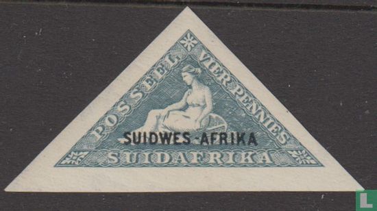Südafrikanische Briefmarken mit Aufdruck