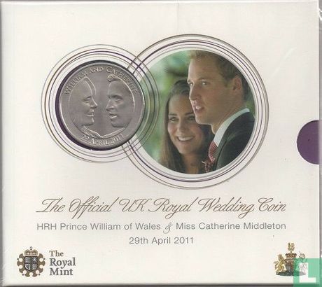 Royaume-Uni 5 pounds 2011 (folder) "Royal Wedding of Prince William and Catherine Middleton" - Image 1