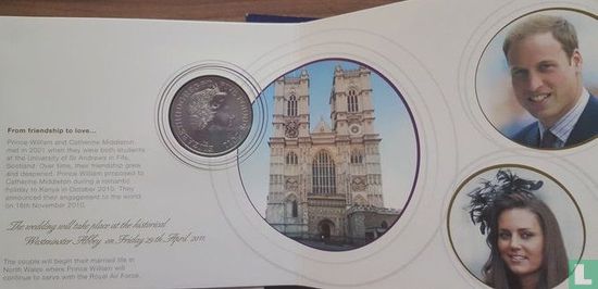 Royaume-Uni 5 pounds 2011 (folder) "Royal Wedding of Prince William and Catherine Middleton" - Image 3