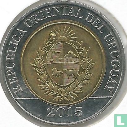 Uruguay 10 pesos uruguayos 2015 "Puma" - Afbeelding 1
