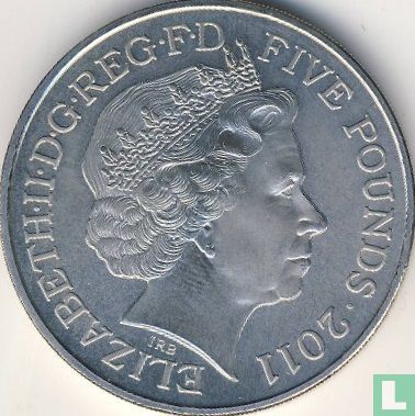 Vereinigtes Königreich 5 Pound 2011 "Royal Wedding of Prince William and Catherine Middleton" - Bild 1