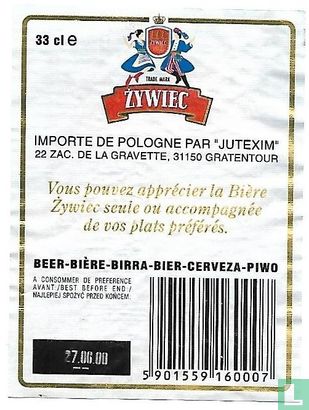 Zywiec (importé en France) - Afbeelding 2