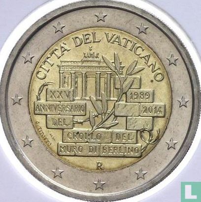 Vatican 2 euro 2014 "25th anniversary fall of the Berlin Wall" - Image 1