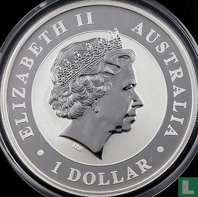 Australie 1 dollar 2011 (non coloré - sans marque privy) "Koala" - Image 2