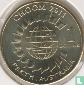 Australia 1 dollar 2011 "2011 Commonwealth Heads of Government Meeting" - Image 2