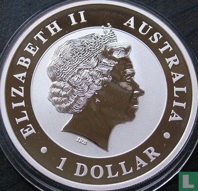 Australië 1 dollar 2010 (kleurloos) "Kookaburra" - Afbeelding 2