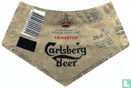 Carlsberg beer Imported (Belgium)