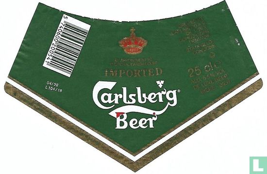 Carlsberg beer Imported (Belgium)
