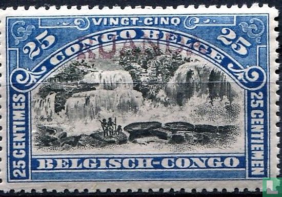 Landschaften und Sonstiges Belgisch-Kongo 1915 - Druck \"Ruanda\" - Typ \"Du Havre\"