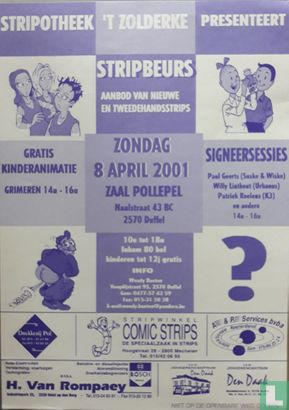 Stripotheek ´t Zolderke presenteert - Stripbeurs - Zaal pollepel / Duffel