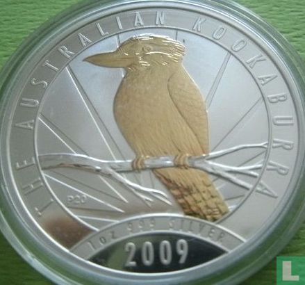 Australia 1 dollar 2009 (coloured) "20th anniversary Australian kookaburra bullion coin series" - Image 1