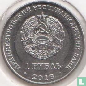 Transnistria 1 ruble 2018 "Eurasian eagle-owl" - Image 1
