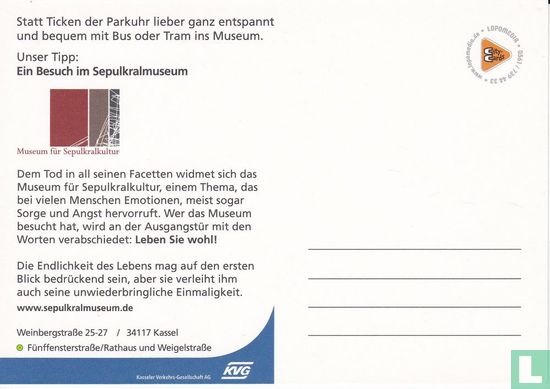 Museum für Sepulkralkultur Kassel "Deine Zeit ist abgelaufen!" - Afbeelding 2