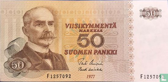 Finlande 50 markkaa 1977 - Image 1