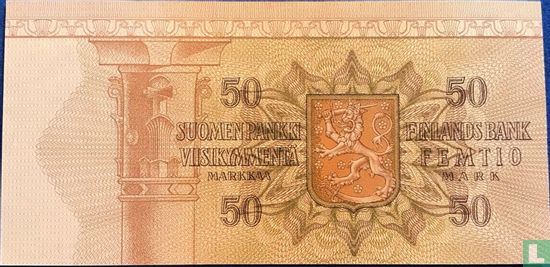 Finlande 50 markkaa 1977 - Image 2