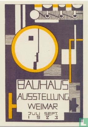 Postkarte zur Bauhaus-Ausstellung,1923 - Image 1