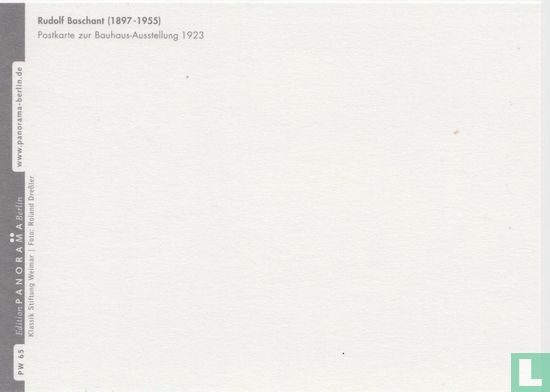 Postkarte zur Bauhaus-Ausstellung,1923 - Image 2