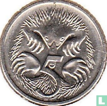 Australie 5 cents 2010 - Image 2