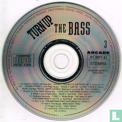 Turn Up the Bass  - Volume 3 - Image 3