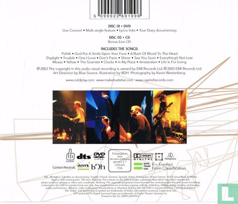 Coldplay Live 2003 - Afbeelding 2