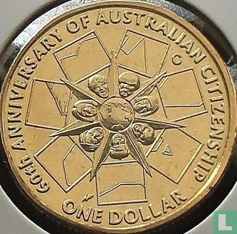 Australia 1 dollar 2009 (C) "60th anniversary of Australian Citizenship" - Image 2