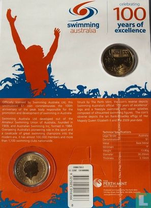Australië 1 dollar 2009 "100 years of excellence" - Afbeelding 3
