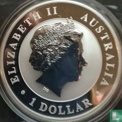 Australië 1 dollar 2018 (kleurloos - met privy merk) "Koala" - Afbeelding 2