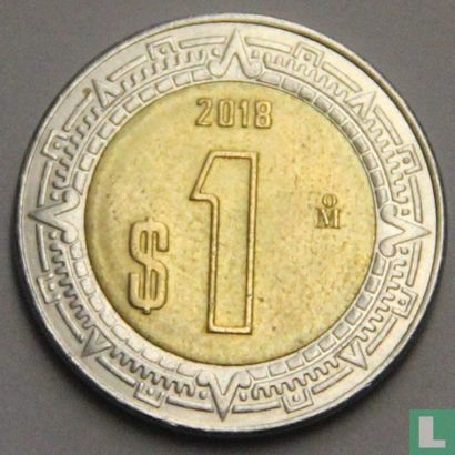 Mexico 1 peso 2018 - Afbeelding 1