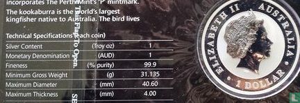 Australie 1 dollar 2011 (non coloré) "Kookaburra" - Image 3