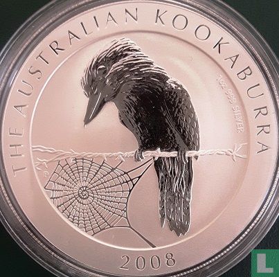 Australië 1 dollar 2008 (kleurloos) "Kookaburra" - Afbeelding 1