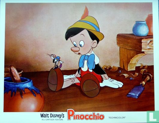 Walt Disney's all cartoon feature Pinocchio technicolor - Afbeelding 1