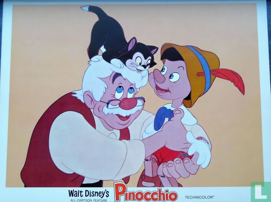 Walt Disney's all cartoon feature Pinocchio technicolor